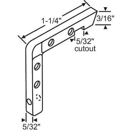 Strybuc CORNER KEY, METAL 900-11892